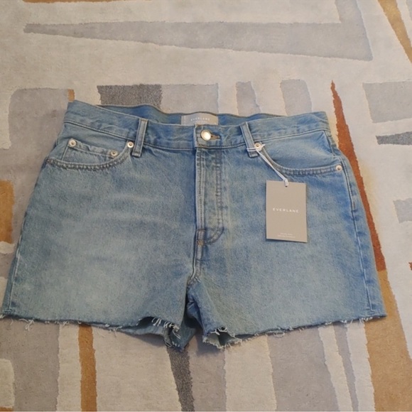 NWT Everlane The Relaxed 90's jeans organic cotton shorts - Picture 3 of 4